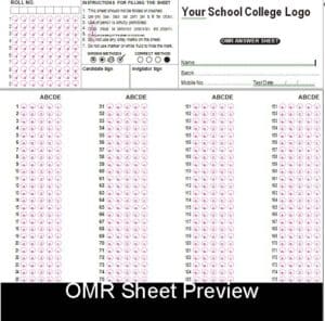 parctice omr sheet pdf preview
