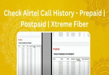 check airtel call history