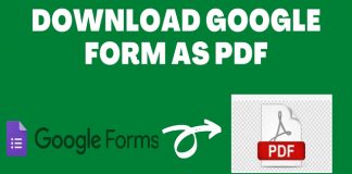 Download Google Form as PDF