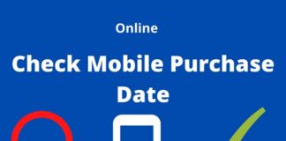 check mobile purchase date