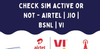 check sim active or not online